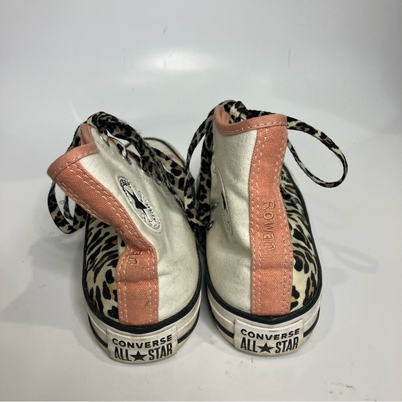 Converse all star animal print color block hightop sneakers women’s size 5 - Picture 3 of 9